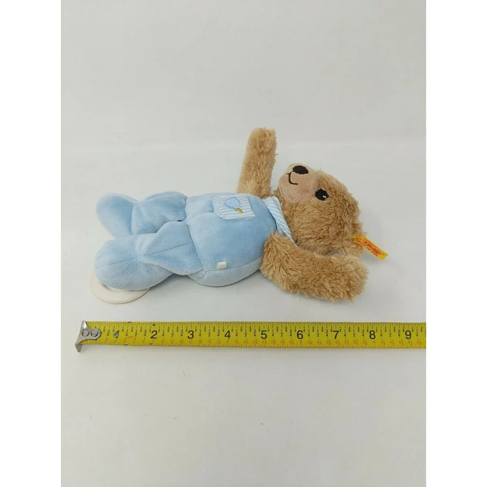 Steiff Musical Baby Teddy Bear‎ Plush Pull String Lovely Toy Lullaby Boy VTG